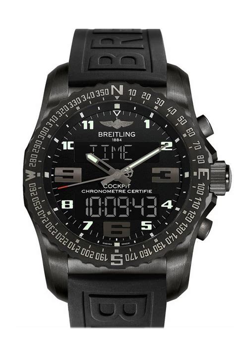 breitling cockpit b50 titanium analog-digital men's watch vb501022/bd41/155s|Breitling Cockpit B50 Titanium Analog.